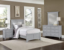 Vaughan-Bassett Bonanza Twin Mansion Bed Bed in Gray - Watson's 87 Furniture (Middlefield,OH)