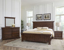 Vaughan Bassett Vista Queen Mansion Bed in Warm Cherry - Watson's 87 Furniture (Middlefield,OH)
