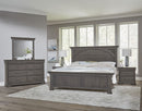 Vaughan Bassett Vista Landscape Mirror in Grey Oak - Watson's 87 Furniture (Middlefield,OH)