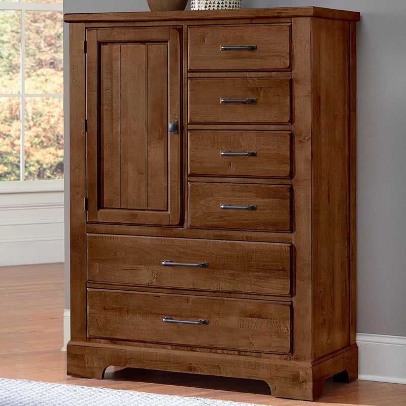 Vaughan-Bassett Cool Rustic Standing Chest in Amber - Watson's 87 Furniture (Middlefield,OH)