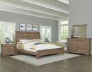 Vaughan Bassett Vista King Sleigh Bed in Natural Oak