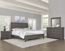 Vaughan Bassett Vista Queen Sleigh Bed in Grey Oak - Watson's 87 Furniture (Middlefield,OH)