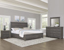Vaughan Bassett Vista Queen Sleigh Storage Bed in Grey Oak - Watson's 87 Furniture (Middlefield,OH)